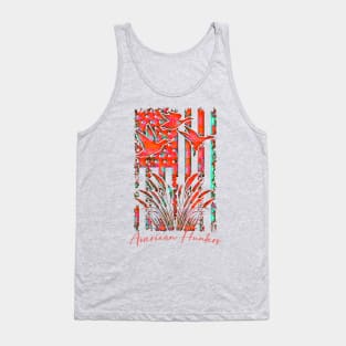 American Hunters (flying ducks, flag) Tank Top